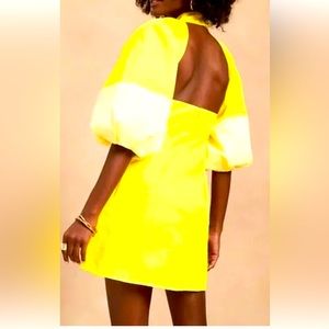 BR x Harbison Balloon Sleeve Mini dress